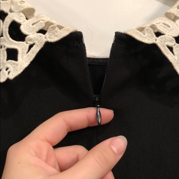 Black collared dress - Picture 4 of 6